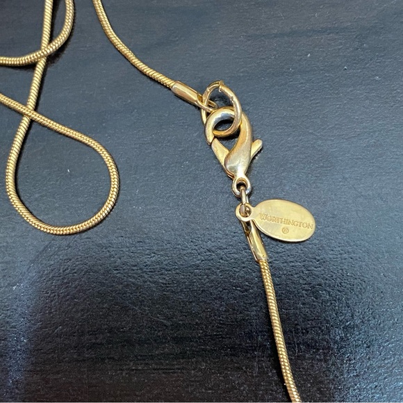 Vintage Worthington Gold-tone Sun Moon and Star Pendant 32” Long Necklace - Picture 9 of 10